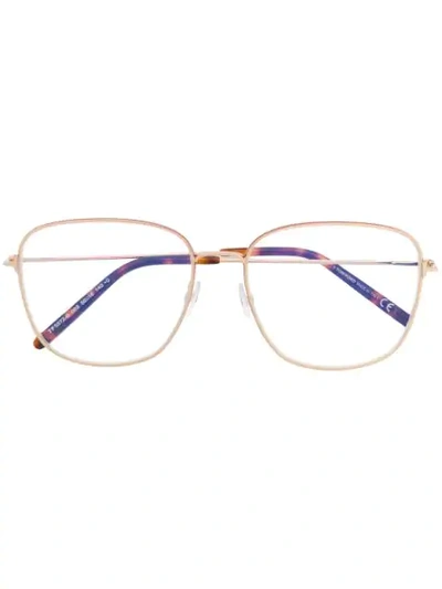 Tom Ford Eyewear Square Frame Glasses - 金色 In Gold