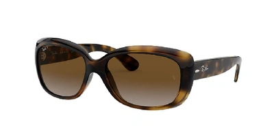 Ray Ban Ray In Polarized Brown Gradient