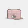 BALMAIN BALMAIN | Ring Box Baby Bag in Pink Coated Canvas
