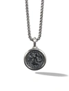 DAVID YURMAN STERLING SILVER ST. CHRISTOPHER AMULET