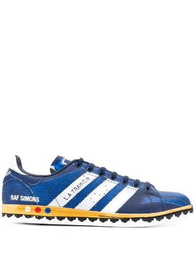 Adidas Originals Adidas By Raf Simons X Raf Simon Stan Smith La板鞋 - 蓝色 In Blue