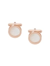 LANVIN STONE CIRCLE CUFFLINKS