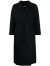 Max Mara 's  Belted Duster Coat - Black In Black