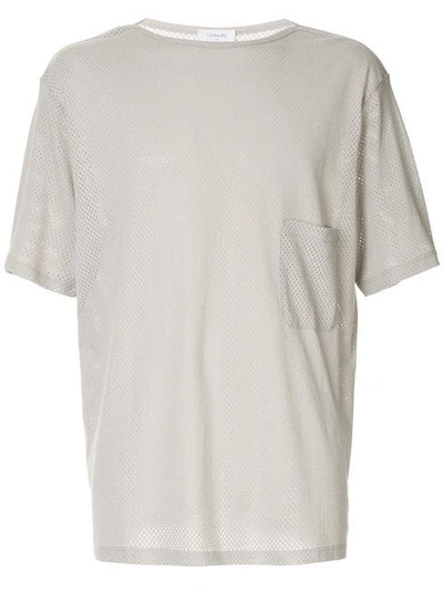 Lemaire Short Sleeve T-shirt In Grey