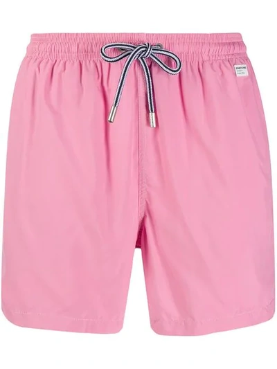 Mc2 Saint Barth Pantone 21印花泳裤 - 粉色 In Pink