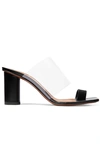 NEOUS CHOST LEATHER AND PVC SANDALS
