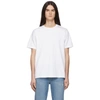 FRAME FRAME WHITE HEAVYWEIGHT CLASSIC FIT T-SHIRT