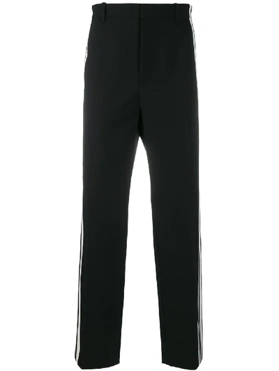 Balenciaga Side-striped Track Pants - 黑色 In Black