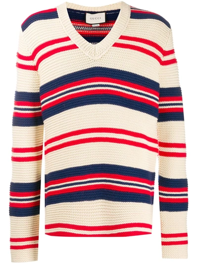 Gucci Tricot Pour La Côte D'azur Jumper In Multi