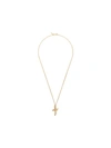 Emanuele Bicocchi Engraved Cross Necklace In Gold