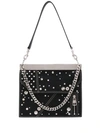 ALEXANDER MCQUEEN ALEXANDER MCQUEEN HANDTASCHE MIT KETTE - SCHWARZ