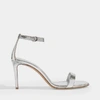 MANSUR GAVRIEL MANSUR GAVRIEL | 90Mm Ankle Strap Sandals in Silver Leather