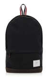 Thom Browne Black Leather Base Unstructured Backpack