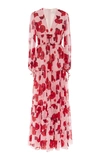 BORGO DE NOR FREYA FLORAL-PRINT SILK-GEORGETTE MAXI DRESS,707178