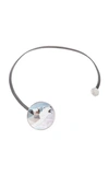 ANNA MACCIERI ROSSI WOLF AT THE MOON COLLAR,ART-COLLAR