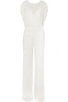 JENNY PACKHAM APOLLO OPEN-BACK CRYSTAL-EMBELLISHED SEQUINED CHIFFON JUMPSUIT