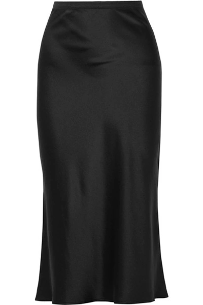 Anine Bing Flared Midi Skirt In Black