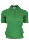 PRADA PRADA LOGO POLO SHIRT