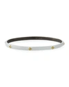Armenta Old World Thin Diamond Crivelli Bangle In Yellow/white