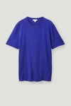 COS KNITTED SILK-COTTON T-SHIRT,0299872013