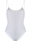 Oseree Spaghetti Strap Body In Silver