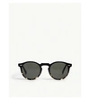 OLIVER PEOPLES OLIVER PEOPLES WOMEN'S BLACK GREGORY PECK TORTOISESHELL ROUND-FRAME SUNGLASSES,16964980