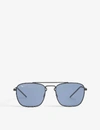 Ray Ban Rb3588 Square-frame Sunglasses In Black
