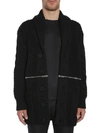 ALEXANDER MCQUEEN ALEXANDER MCQUEEN CABLE KNIT ZIP CARDIGAN