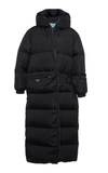 PRADA HOODED QUILTED SHELL DOWN COAT,730444