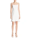 French Connection Whisper Ruffle-hem Sheath Dress In White