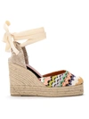 CASTAÃ±ER BY MISSONI CARINA MULTICOLOR SANDAL WITH WEDGE.,10934623