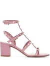 VALENTINO GARAVANI VALENTINO 'ROCKSTUD' SANDALEN - ROSA