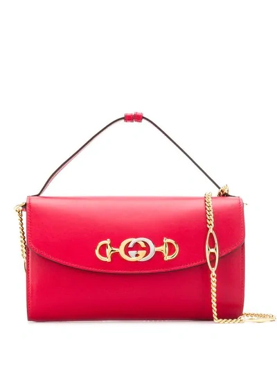 Gucci Horsebit Shoulder Bag - 红色 In Red