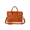 MAHI LEATHER Buffalo Leather Drake Holdall Weekend/Overnight Bag In Tan