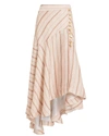 AJE Cora Silk Linen Striped Skirt,060027653887