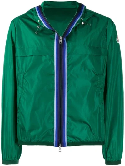 Moncler Windbreaker Mit Kapuze In Green