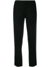 ANN DEMEULEMEESTER CLASSIC CROPPED TROUSERS