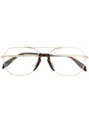 ALEXANDER MCQUEEN OCTAGONAL GLASSES