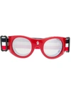 Moncler Mountaineering Goggles In Red