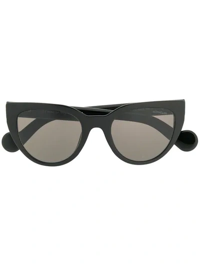 Moncler Eyewear Cat Eye Sunglasses - 黑色 In Black