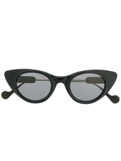Moncler Eyewear Cat Eye Sunglasses - 黑色 In Black