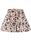ULLA JOHNSON FLORAL FITTED SHORTS