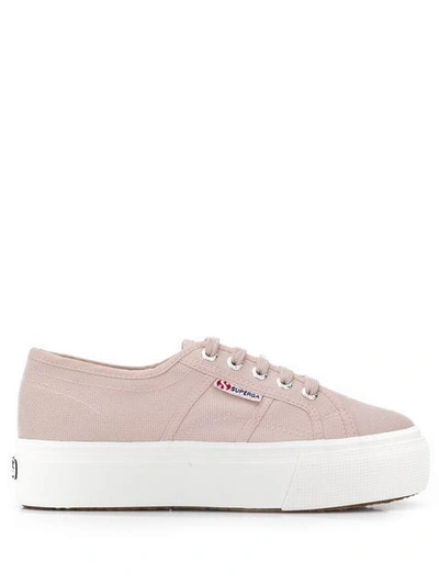 Superga 2790 Platform Trainers In Pink