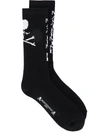 MASTERMIND JAPAN MASTERMIND JAPAN SKULL LOGO SOCKS - BLACK