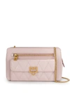 GIVENCHY GIVENCHY QUILTED CROSSBODY BAG - 粉色