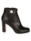 CHRISTIAN LOUBOUTIN Janis Leather Ankle Boots