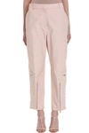 STELLA MCCARTNEY PINK COTTON trousers,10934746
