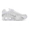 Nike Shox R4 Sneakers White In 131whtsilv
