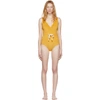 LISA MARIE FERNANDEZ LISA MARIE FERNANDEZ YELLOW YASMIN ONE-PIECE SWIMSUIT