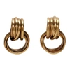 BALENCIAGA BALENCIAGA GOLD MULTIRING EARRINGS